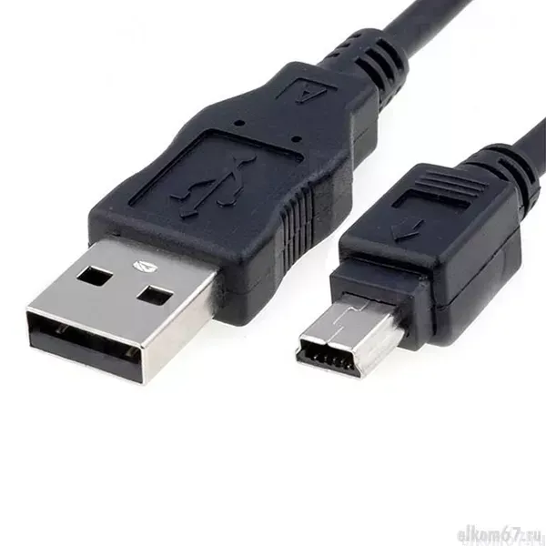  USB 2.0, A plug - mini USB 5 pin plug, 0.3